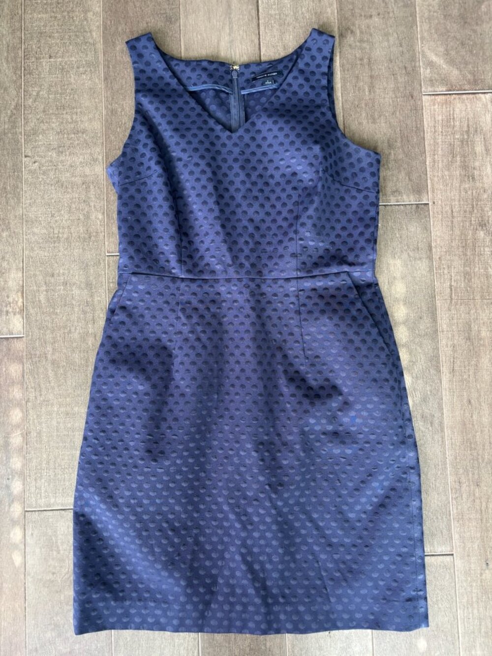 Tommy Hilfiger Sleeveless Polka Dot-Print Sheath Dress